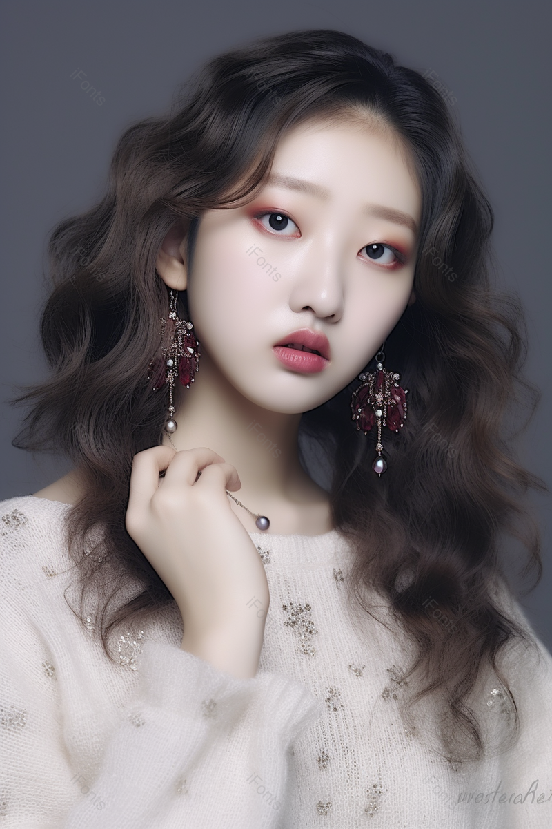 女王节卷发美女美妆人物摄影图,高清,摄影图,摄影图片,图片大全,摄影图免费下载